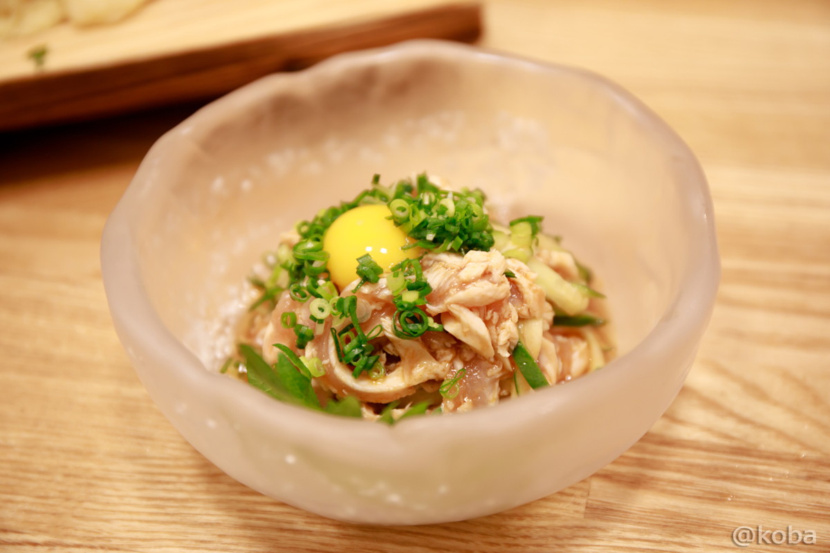 ささみユッケ420円│鳥益(とります)│焼鳥 居酒屋│東京│新小岩ブログ