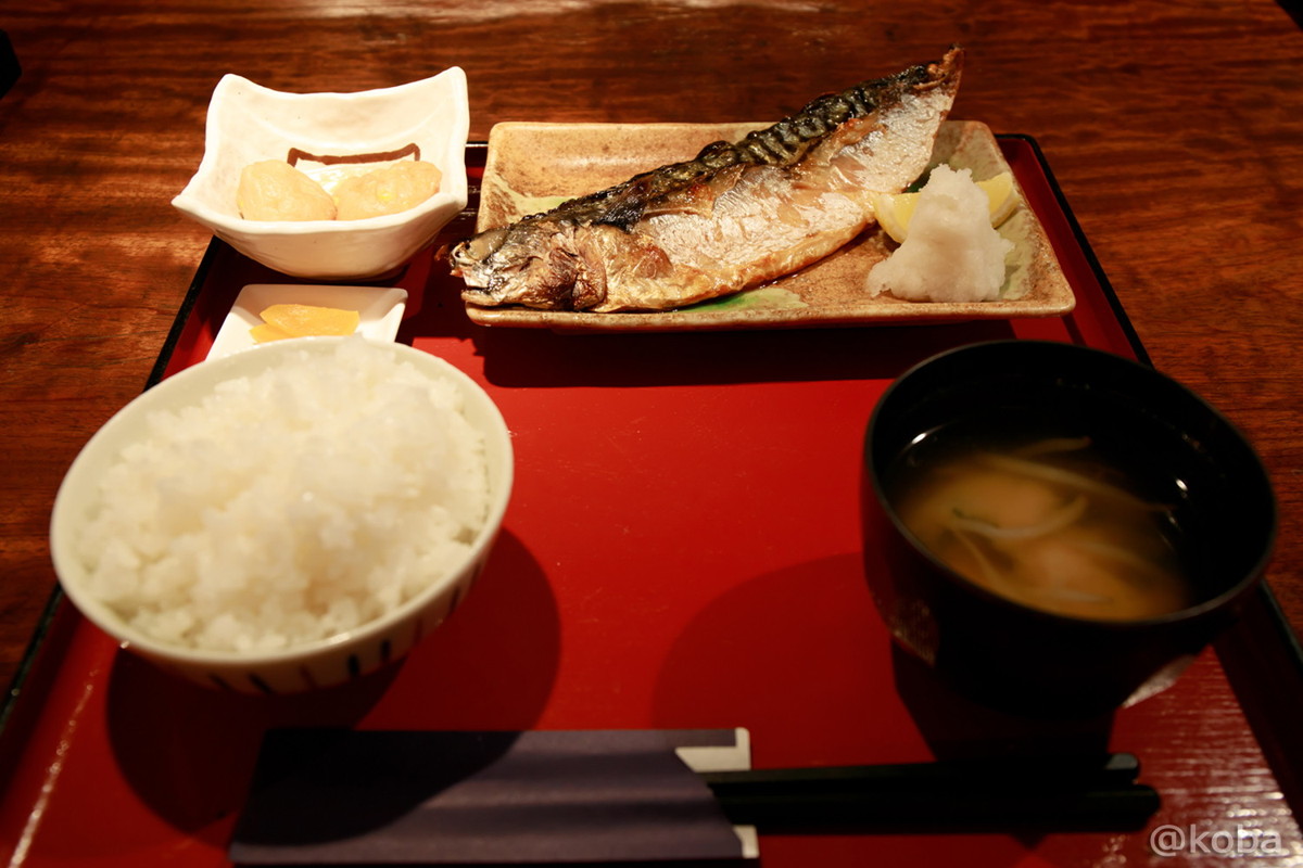 焼魚定食(とろサバ) 900円(小鉢・お新香・ご飯・味噌汁付き)│福島(ふくしま)│和食ランチ│魚料理│東京オシャレなお店│新小岩ブログ