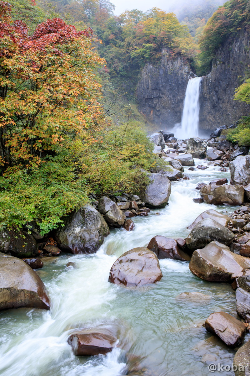 落差55m苗名滝（なえなたき）Naena Waterfall 新潟県上水内郡妙高市杉野 ブログ