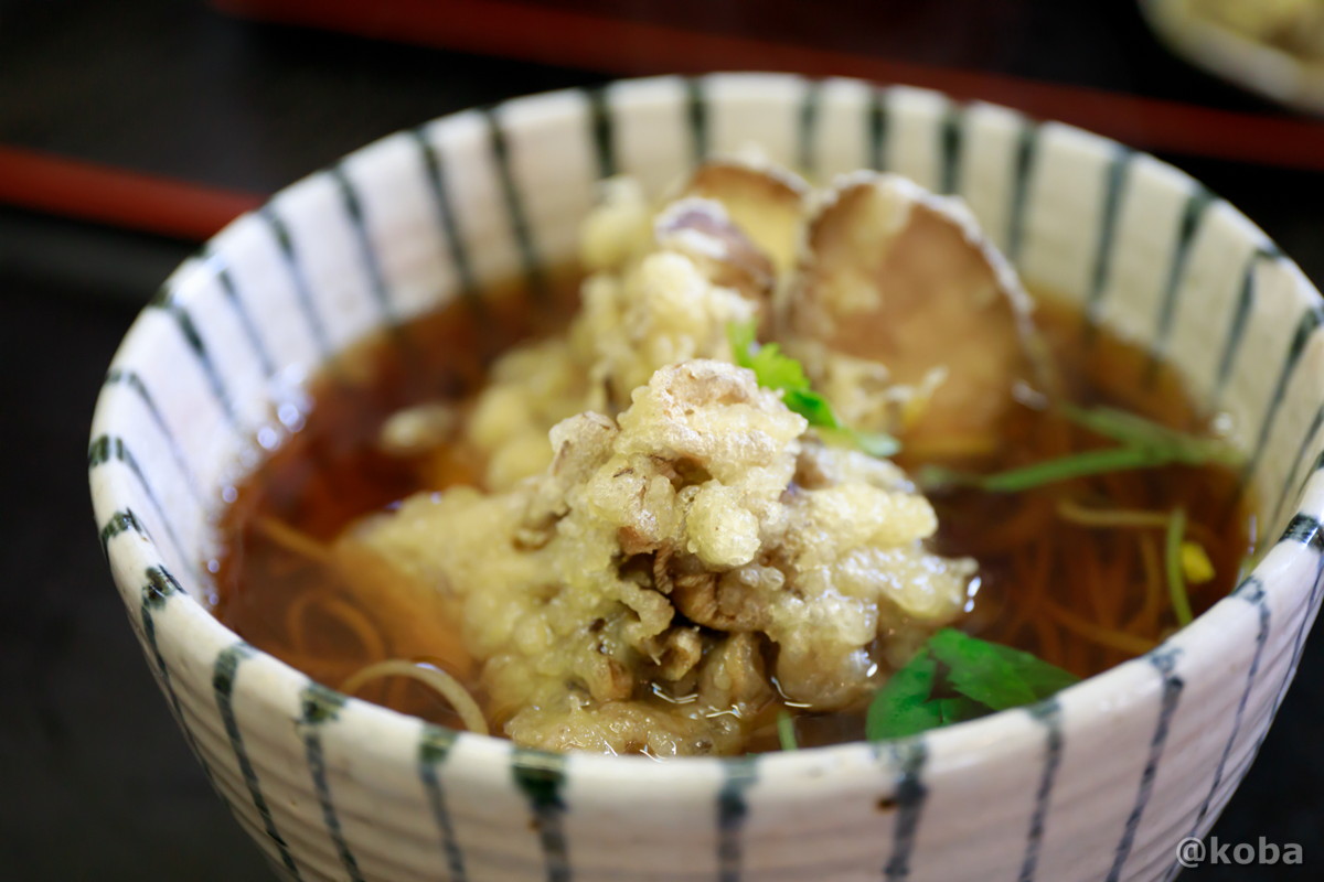 舞茸天婦羅蕎麦の写真│そば処 六合 野のや（くに ののや）│和食 蕎麦│群馬 吾妻郡中之条町 ブログ
