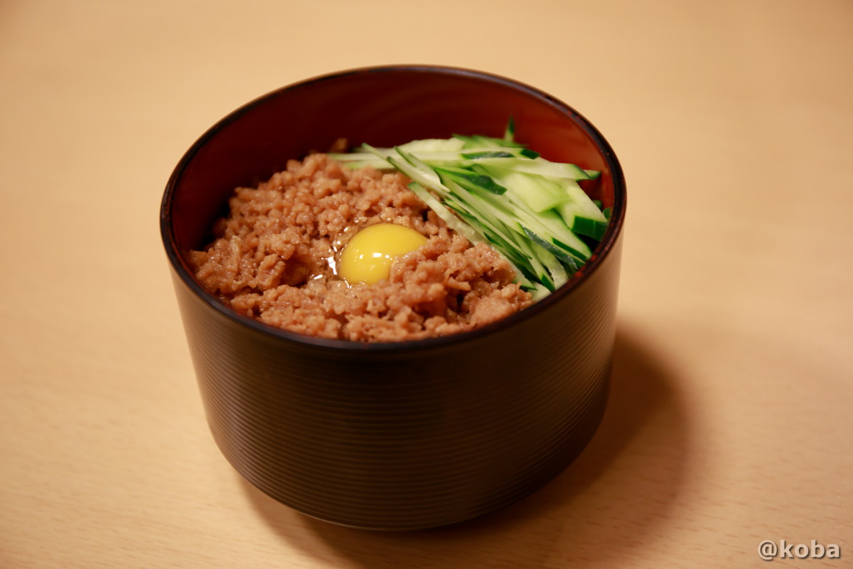 鶏そぼろ丼ミニ｜大衆酒蔵 鳥益（とります）焼鳥・居酒屋｜東京都葛飾区・新小岩