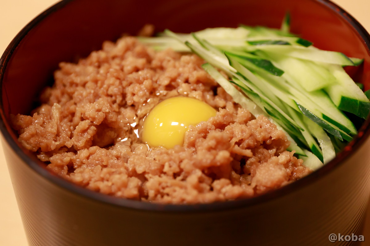 鶏そぼろ丼の写真｜大衆酒蔵 鳥益（とります）焼鳥・居酒屋｜東京都葛飾区・新小岩
