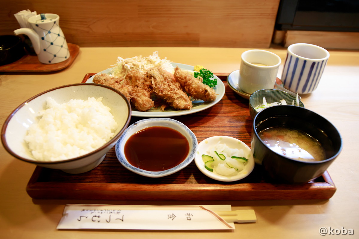 新小岩 カキフライ定食 和食ランチ 和食 てつむら こばフォトブログ 自分らしく自由気ままに