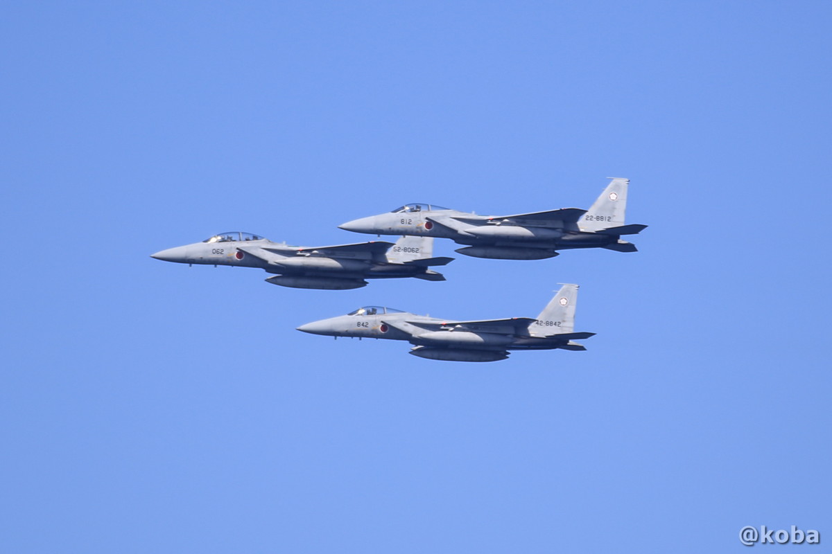 F-15Jの写真｜#05 航空機の観閲・祝賀飛行｜観艦式2015 船越岸壁 横須賀｜こばフォトブログ