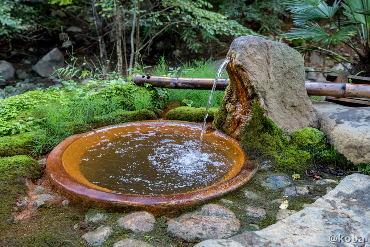 源泉かけ流しの水風呂！ 日帰りok 写真｜滝沢温泉 滝沢館（たきざわおんせん たきざわかん takizawaonsen takizawakan）｜日本秘湯を守る会｜〒371-0201 群馬県前橋市粕川町室沢滝沢２４１｜こばフォトブログ