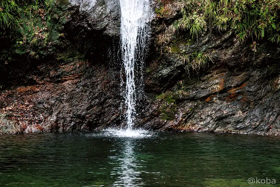 水しぶきのGIF(webp)動画|秩父華厳の滝(ちちぶけごんのたき・Chichibu Kegon Falls)|落差12m| 〒369-1625 埼玉県秩父郡皆野町上日野沢3311−1|こばフォトブログ