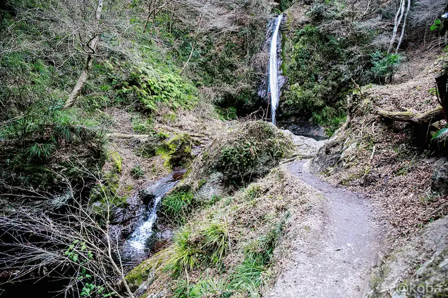 全景・滝と細道のGIF(webp)動画|秩父華厳の滝(ちちぶけごんのたき・Chichibu Kegon Falls)|落差12m| 〒369-1625 埼玉県秩父郡皆野町上日野沢3311−1|こばフォトブログ