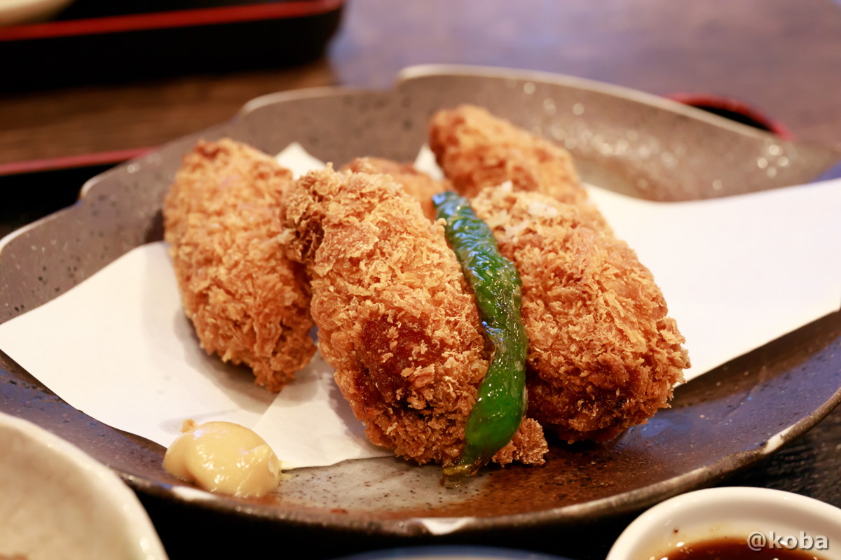 期間・数量限定 五つのカキフライ