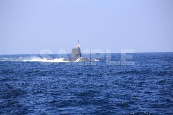 a0100_観艦式 「潜水艦」 #01 青 護衛艦