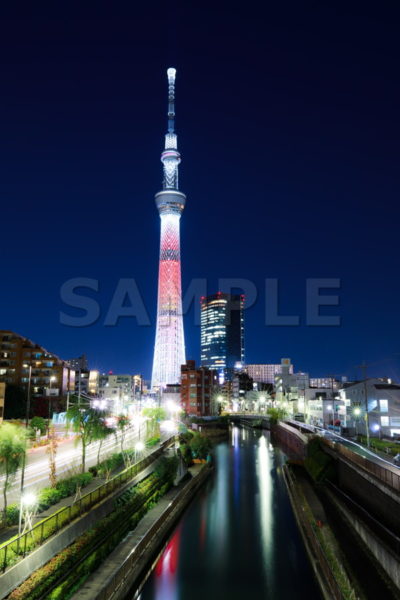 東京スカイツリー キャンドルツリー 柳島歩道橋 02 無料 写真 壁紙 素材フリーダウンロードサイト