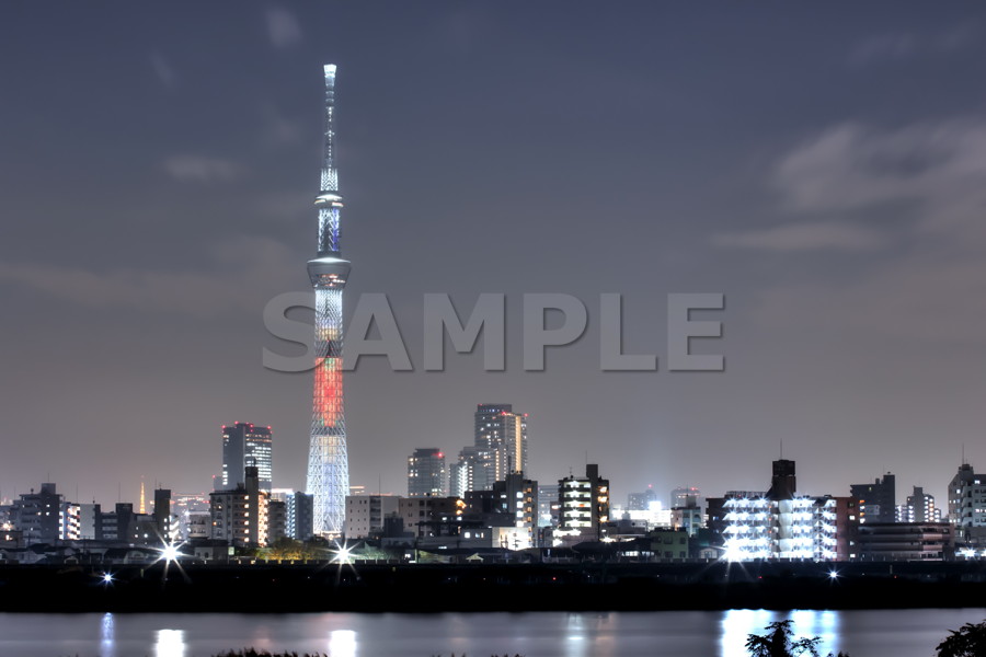 葛飾区 四ツ木 よつぎ スカイツリー Tokyo skytree 夜景 和食の日 ちらし寿司 無料 画像 フリー素材