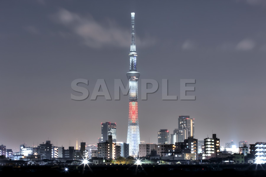 葛飾区 四ツ木 よつぎ スカイツリー Tokyo skytree 夜景 和食の日 ちらし寿司 無料 画像 フリー素材