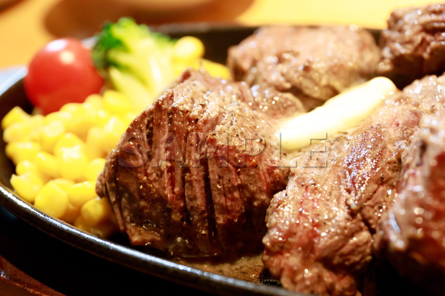 ステーキ 牛肉 アメリカ牛 鉄板焼き サイコロステーキ