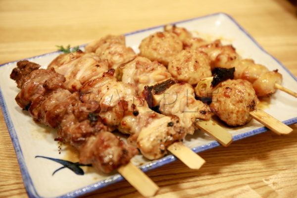 串焼き盛り合わせ カシラ もも ネギま つくね ぼんじり japanese food