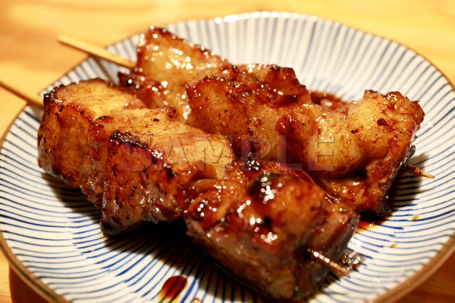 アブラ 脂身 焼豚 串焼き 豚串 豚肉 japanese food