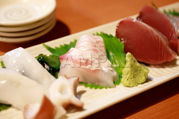刺身 タコ タイ カツオ 魚介 和食料理 japanese food