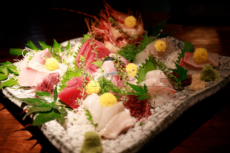 刺身 タコ タイ カツオ 魚介 和食料理 japanese food