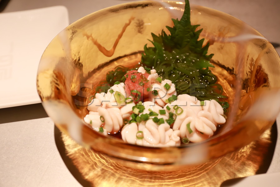 白子ポン酢 魚介 和食料理 japanese food