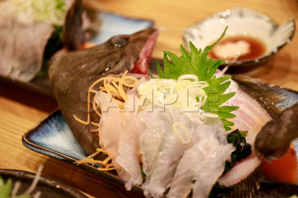 カワハギ刺身 魚介 和食料理 japanese food