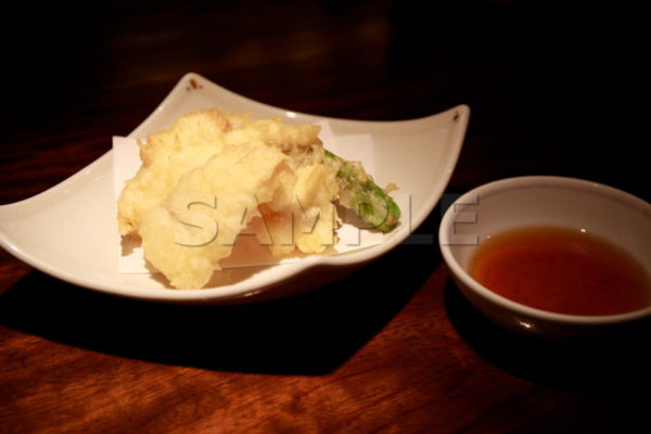 ハモの天ぷら 鱧 天麩羅 和食料理 japanese food