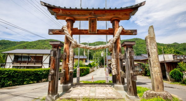 大鳥居 新海三社神社 長野県 佐久市